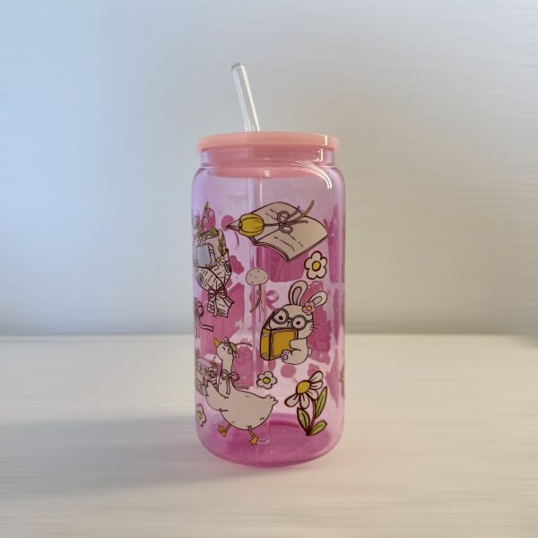 Books & Pets - mug en verre