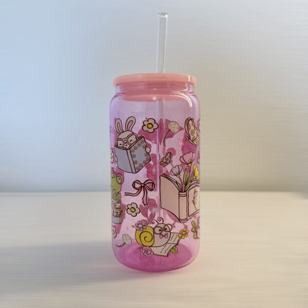 Books & Pets - mug en verre