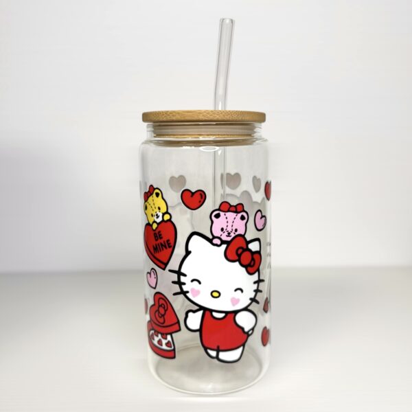 Image (47) Hello Kitty - mug en verre
