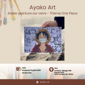 Atelier de peinture sur verre - Thème One Piece 19.07.2026