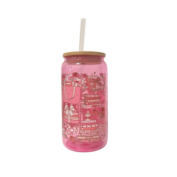 Rabbits & Books - mug en verre