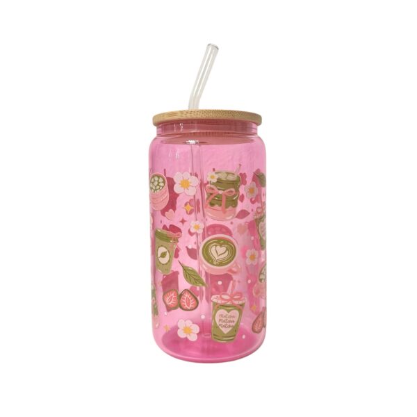 img_6586-photoroom Matcha & Flowers - mug en verre