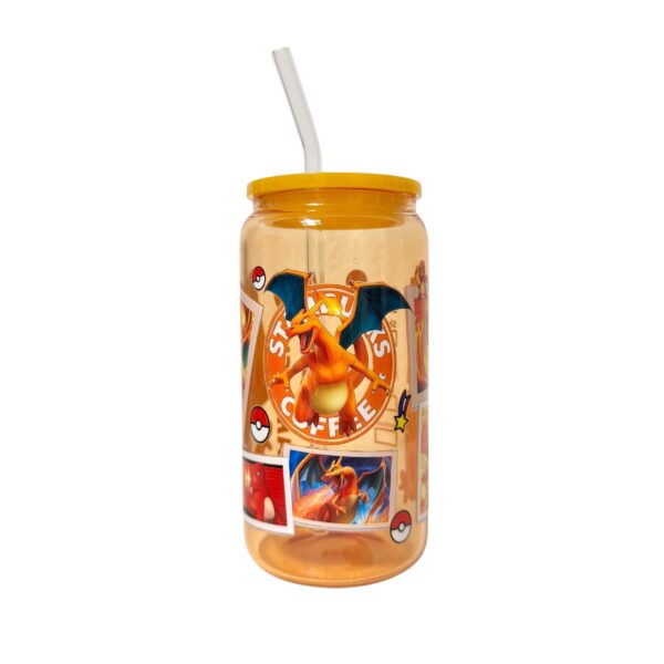 Dracaufeu - mug en verre