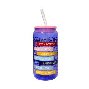 Positivité - mug en verre